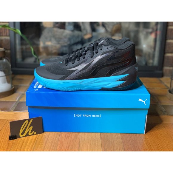 Size 9.5 Puma LaMelo Ball MB.02 “Phenom” Athletic Basketball Sneakers 377644-01 - Picture 1 of 7